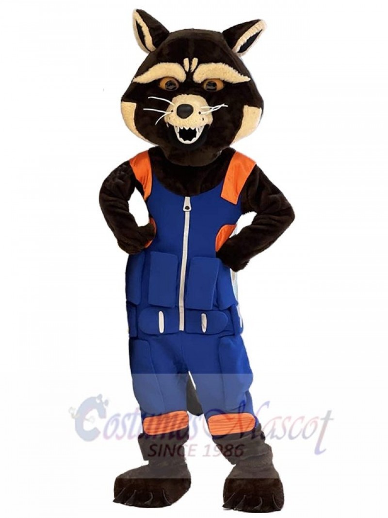 Rocket Raccoon mascot costume