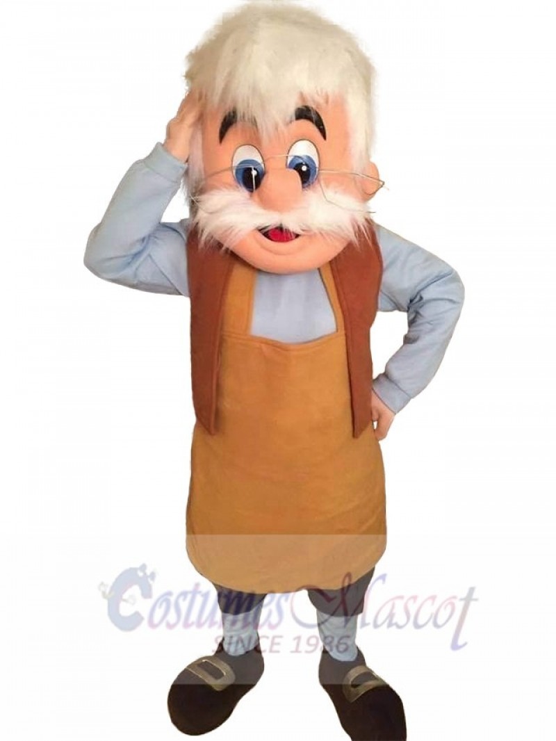 Geppetto mascot costume