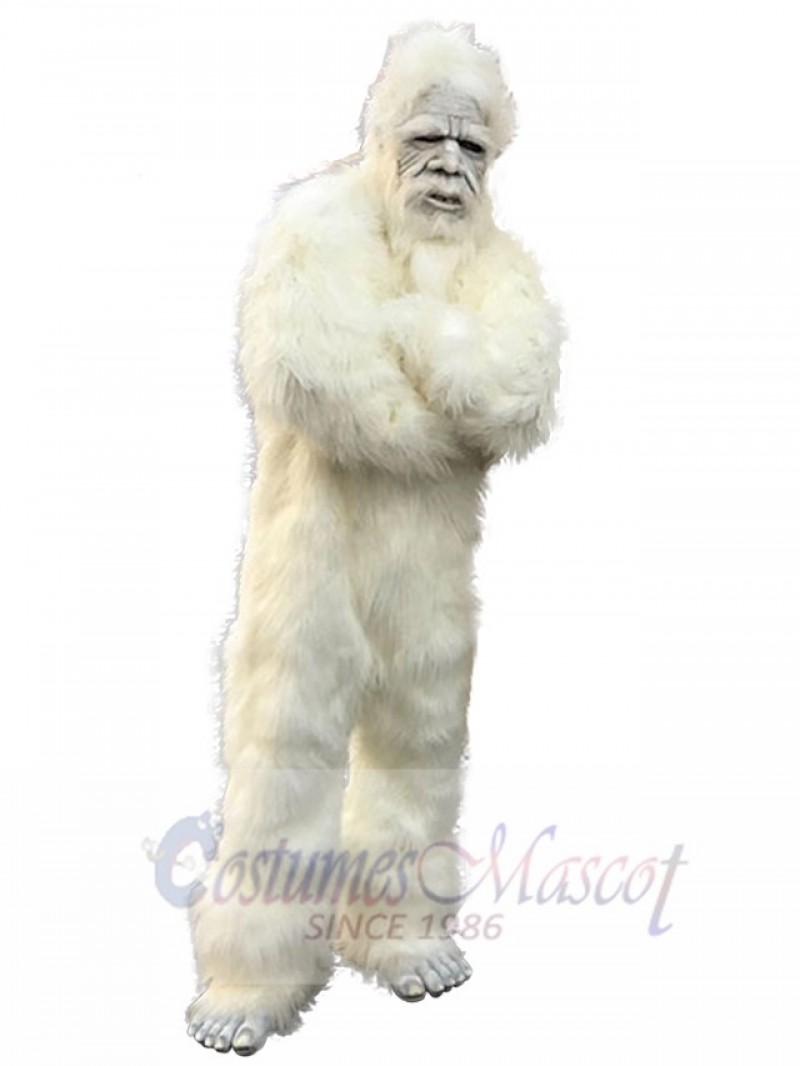 Yeti mascot costume