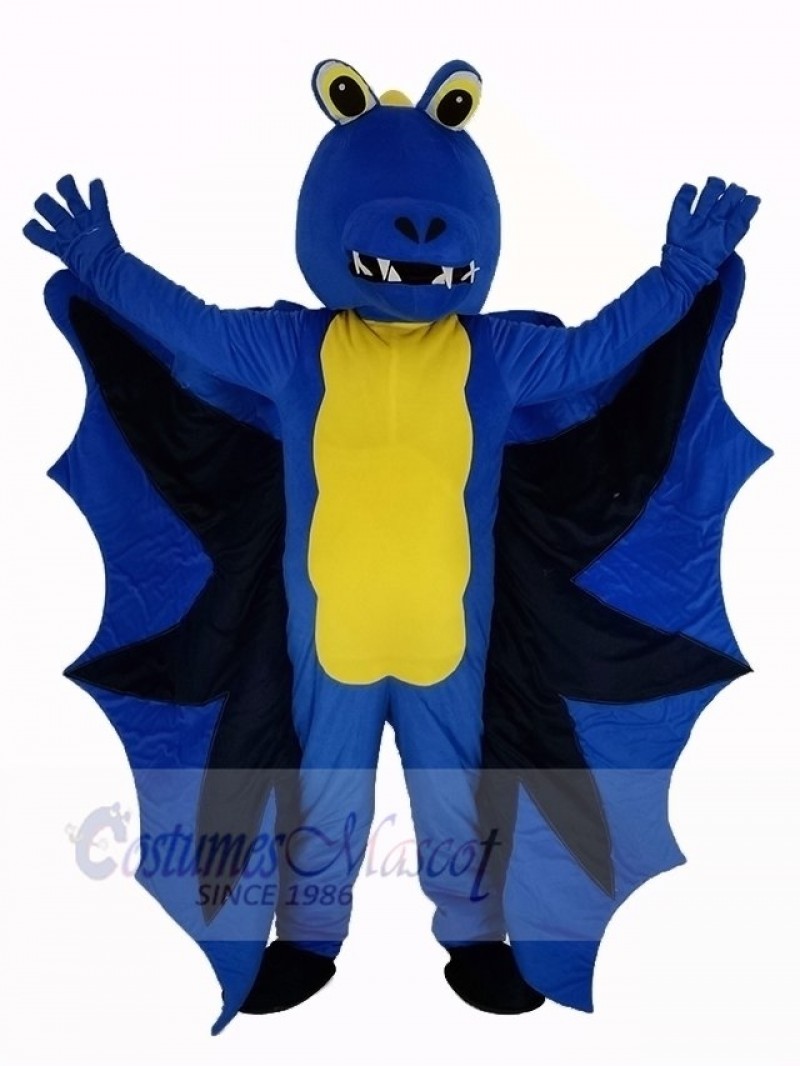 Funny Blue Dragon Mascot Costume