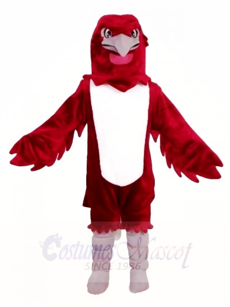 Burgundy Eagle Falcon Mascot Costumes Animal