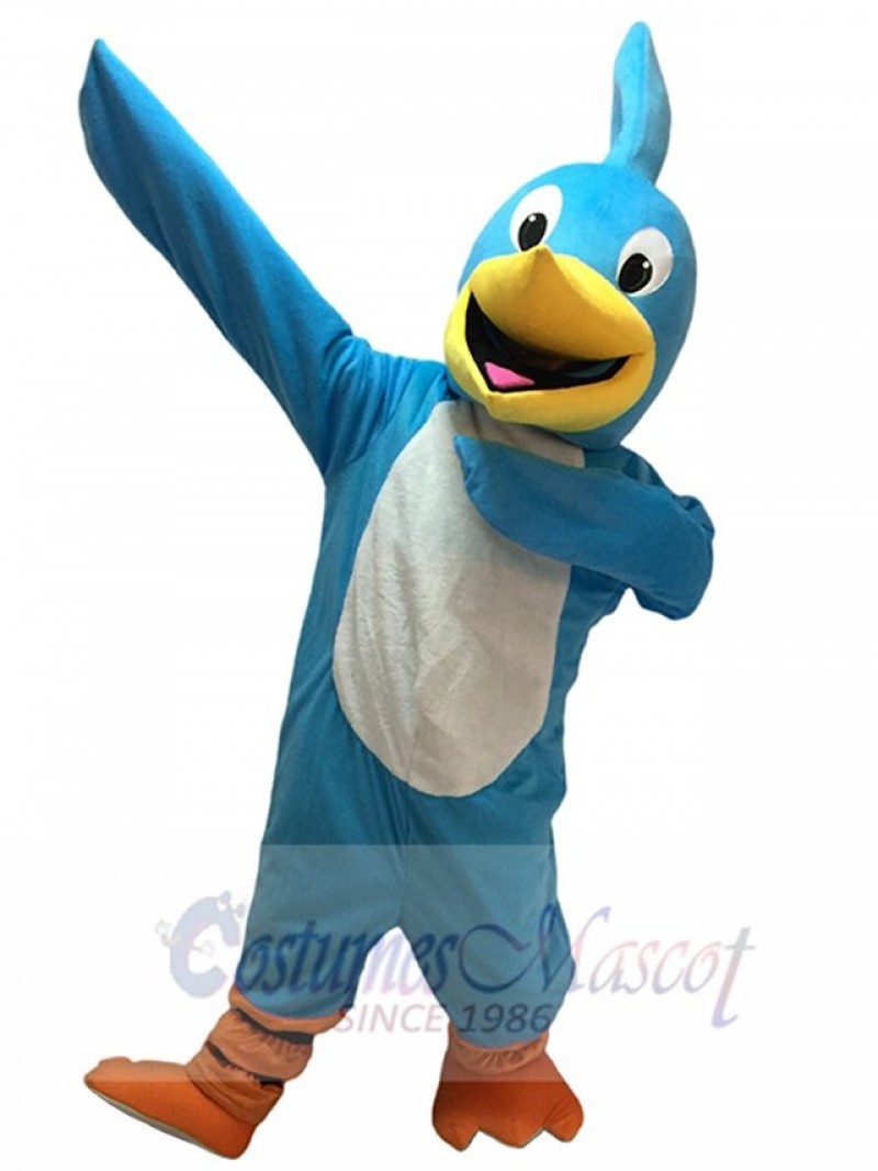 High Quality Realistic New Light Blue Roadrunner Mascot Costume