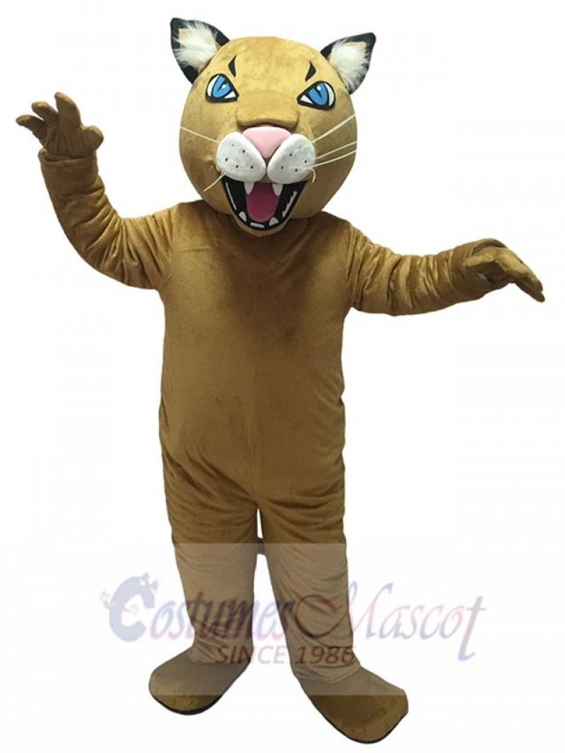 Fierce Adult Puma/Cougar Mascot Costume