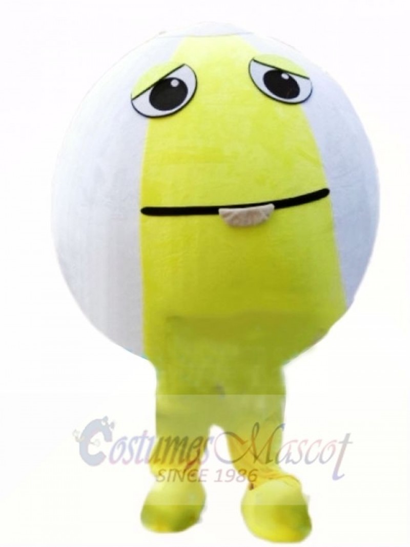 Cartoon Tennis Ball Mascot Costume 