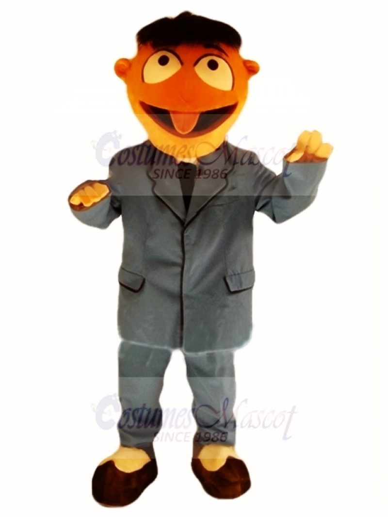 Optimistic Boss Ernie Mascot Costume 