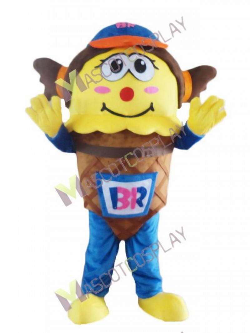 Hot Sale Adorable Ice Cream Smile Boy Mascot Costume
