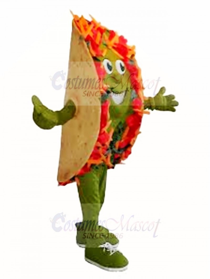 Taco Food Mascot Costume 