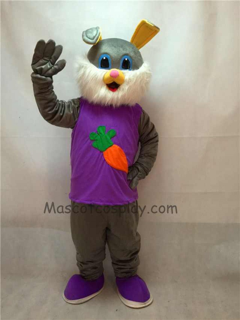 Cute Easter Bunny Rabbit Plush Adult Mascot Costume