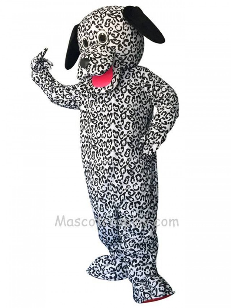 Cute Dalmation Dog Long Ears Mascot Costume