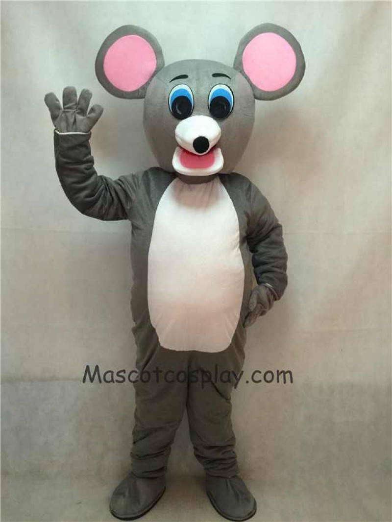 High Quality Mouse Adult Mascot Costume with Round Ears