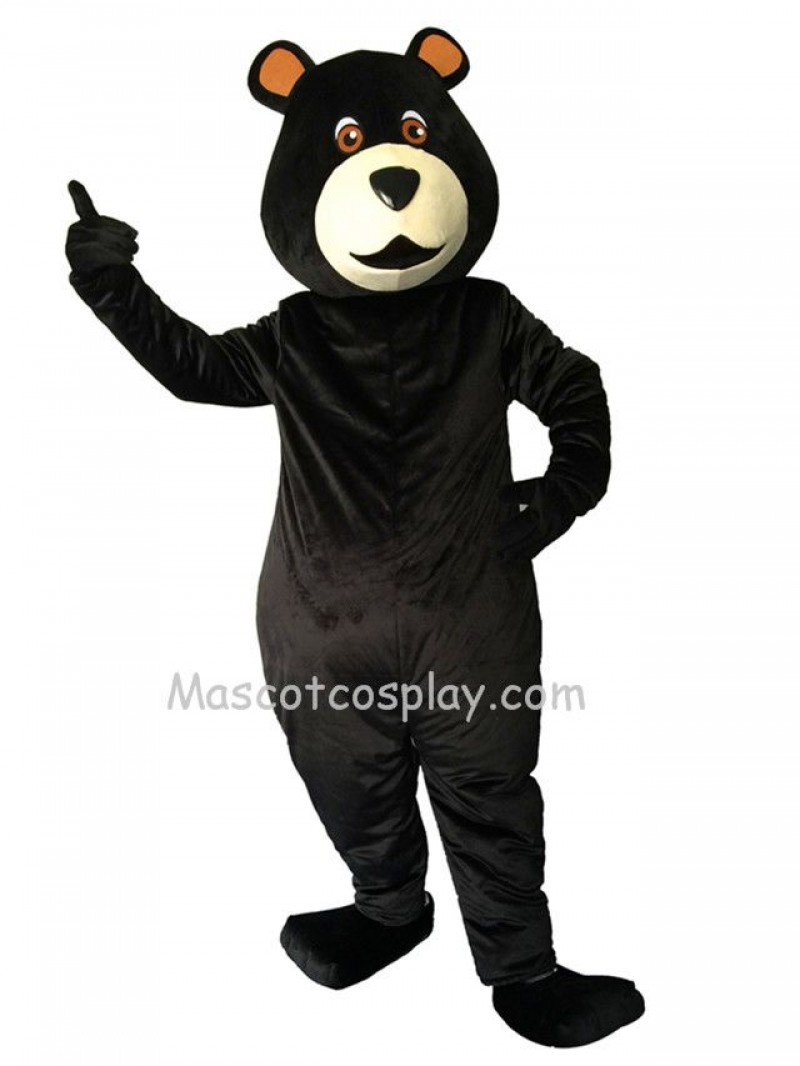 New Black Bear Big Belly Mascot Costume