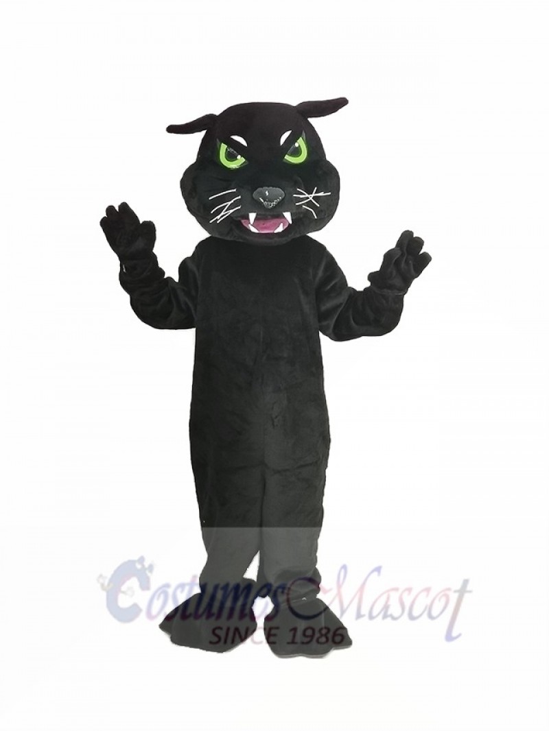 Funny Black Leopard Mascot Costume