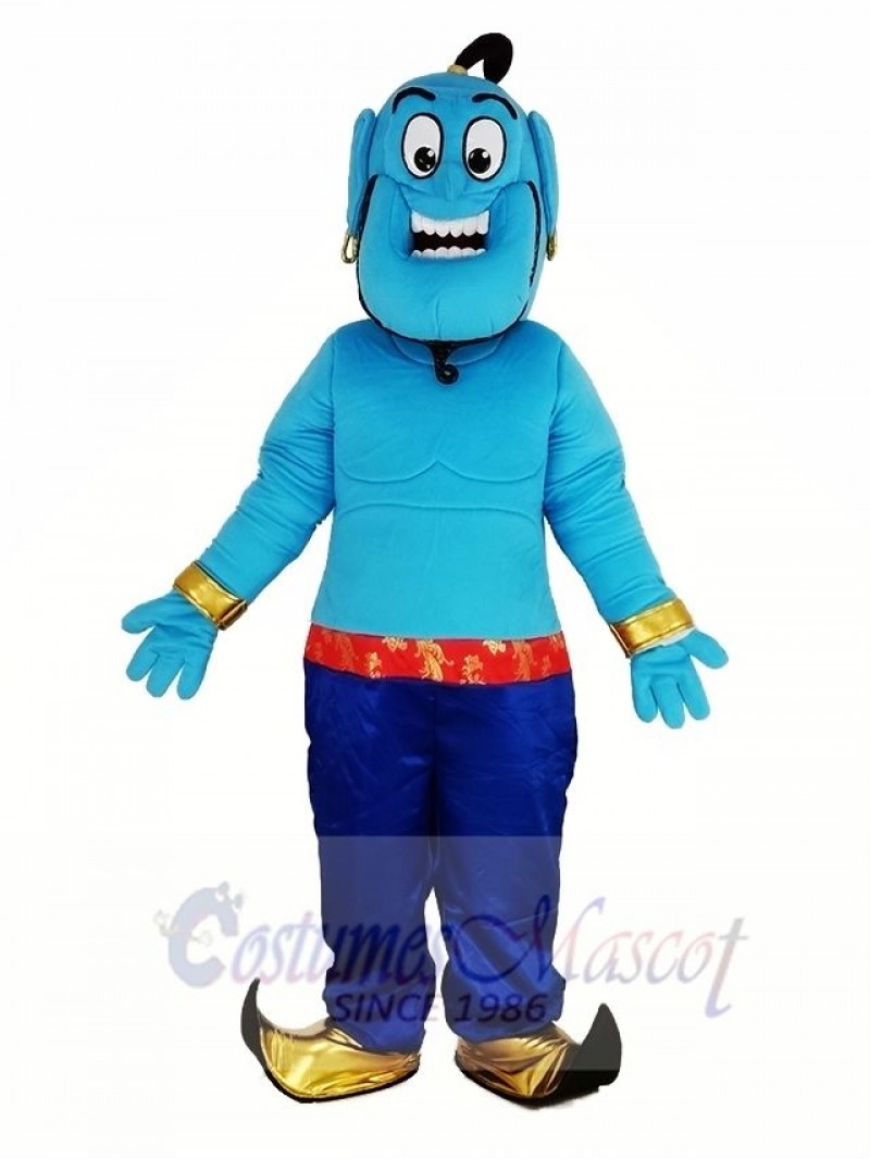 Blue Jinn Genie Mascot Costume from Shimmer and Shine