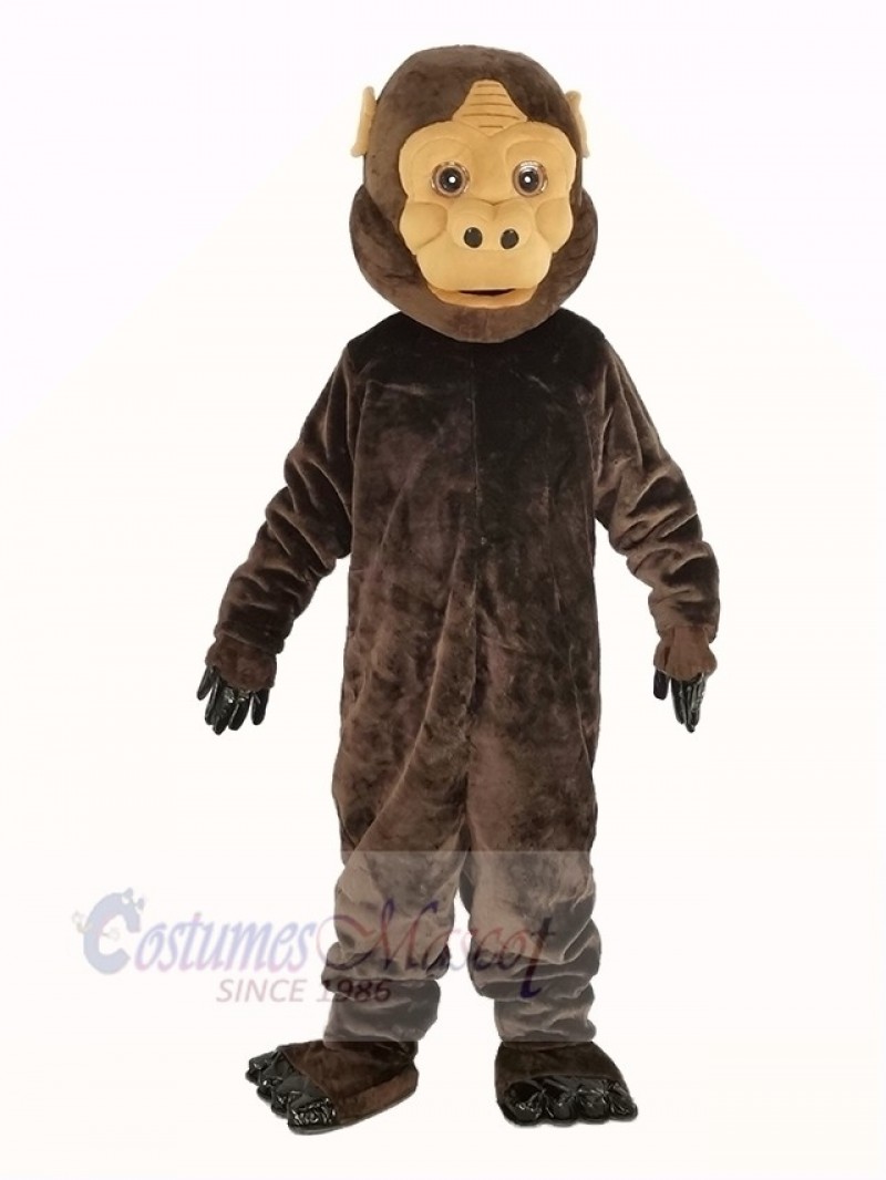 Brown Long Tail Monkey Mascot Costume Animal