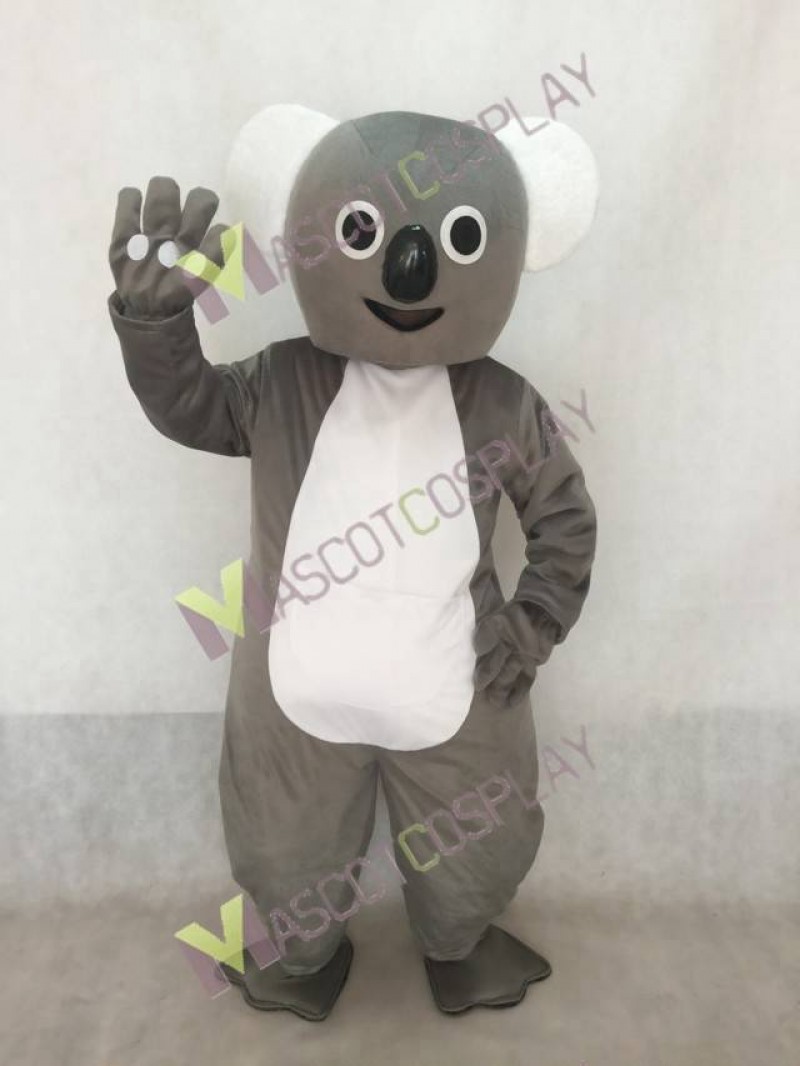 Adorable Gray Big Koala Mascot Costume