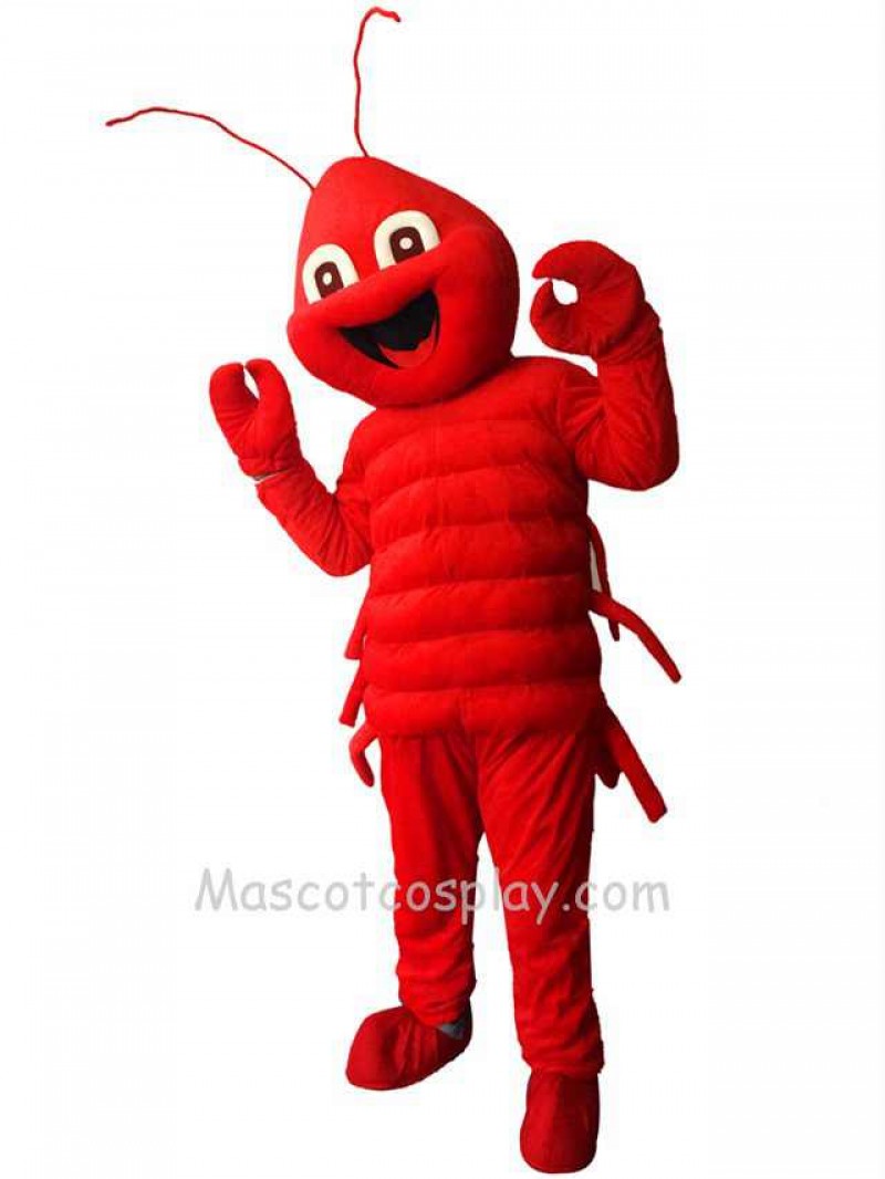 New Handsome Red Lobster Mascot Costume