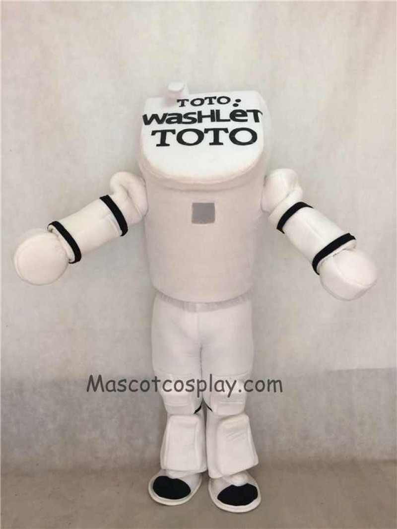 Hot Sale Adorable Realistic New Popular Professional TOTO Toilet Mascot Costume TOTO Washlet Robot Mascot Costumes