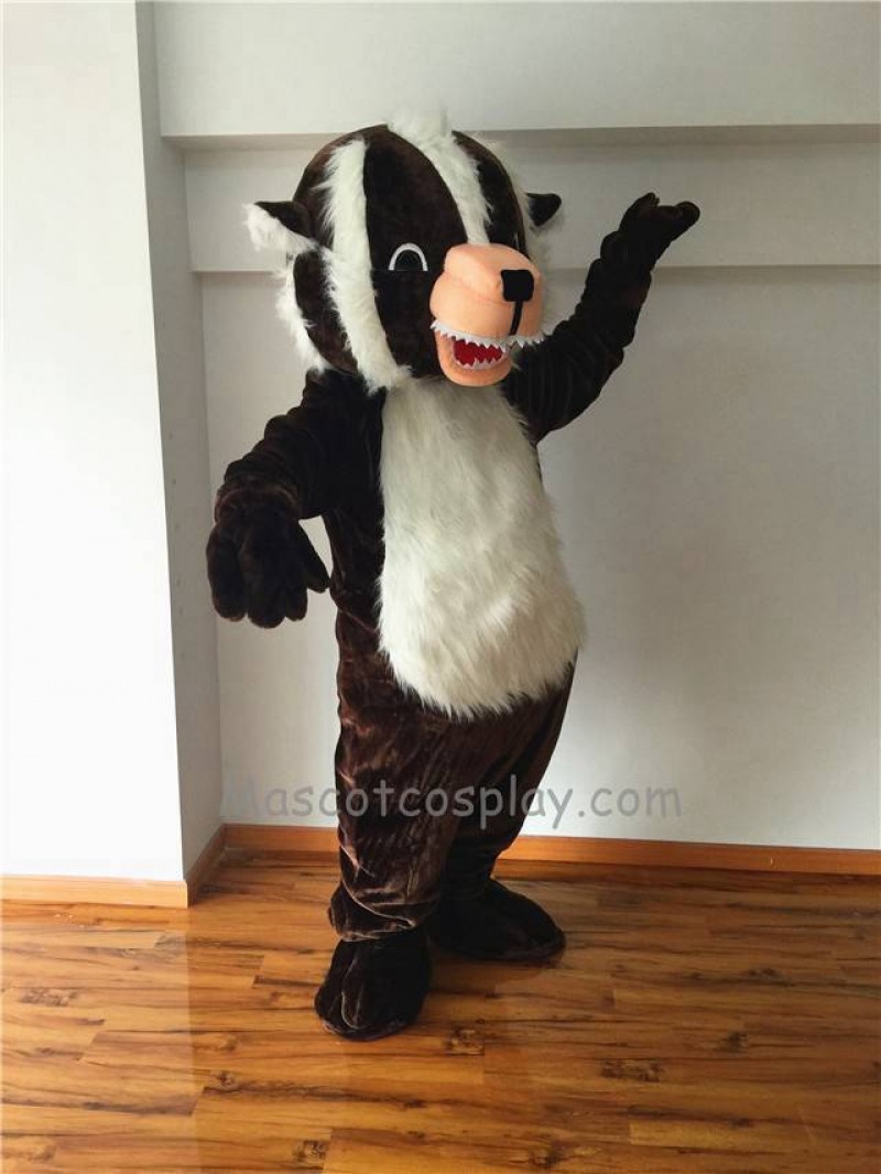 Cute Badger Mascot Costume