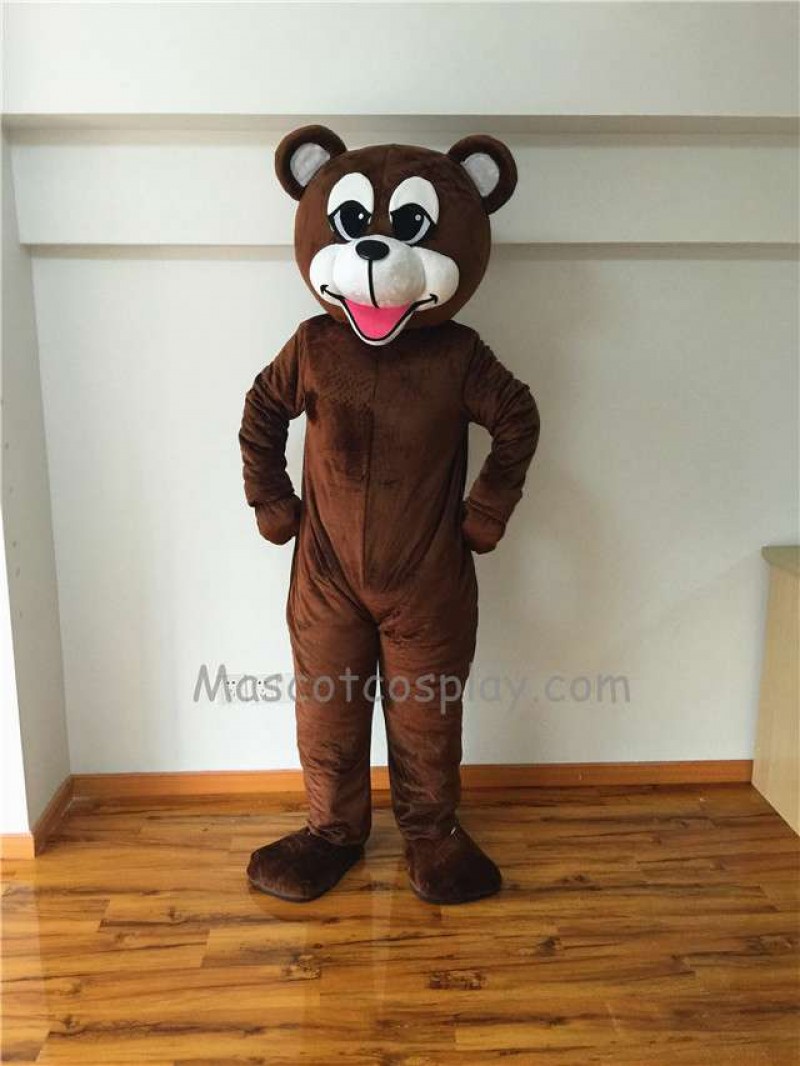 Cute Happy Bear Mascot Costume