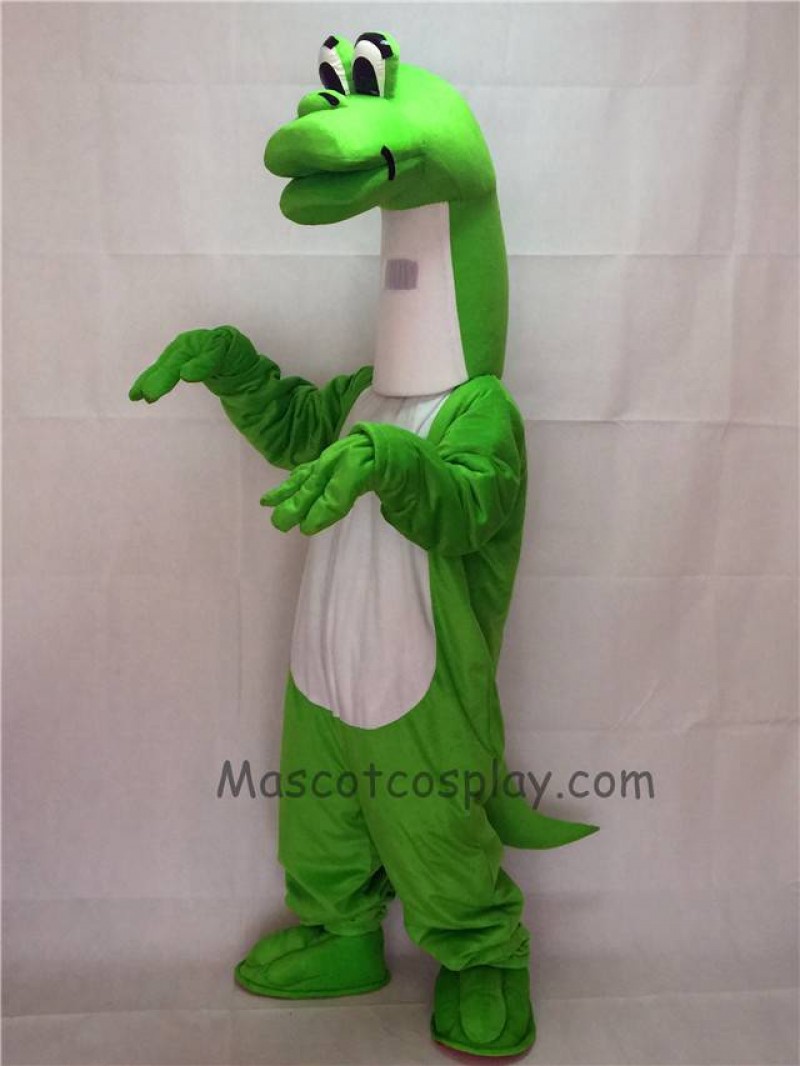 Cute New Cartoon Green Dinosaur Mascot Costume