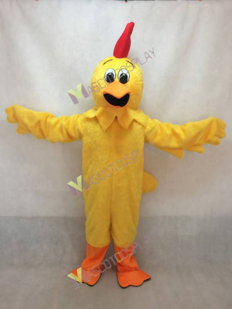 Hot Sale Yellow Chicken Yodel Mascot Costume
