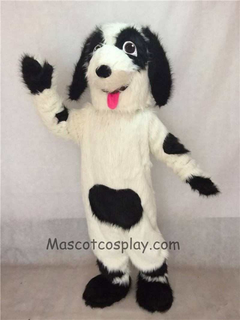New Fido Dog Mascot Costume with Red Tongue