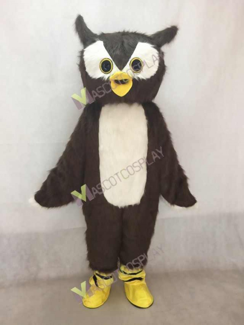 Adult Friendly Brown Owl Mascot Costume