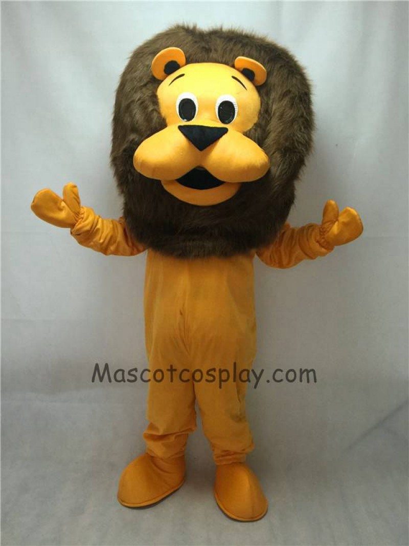 Cute New King Lion Mascot Costume