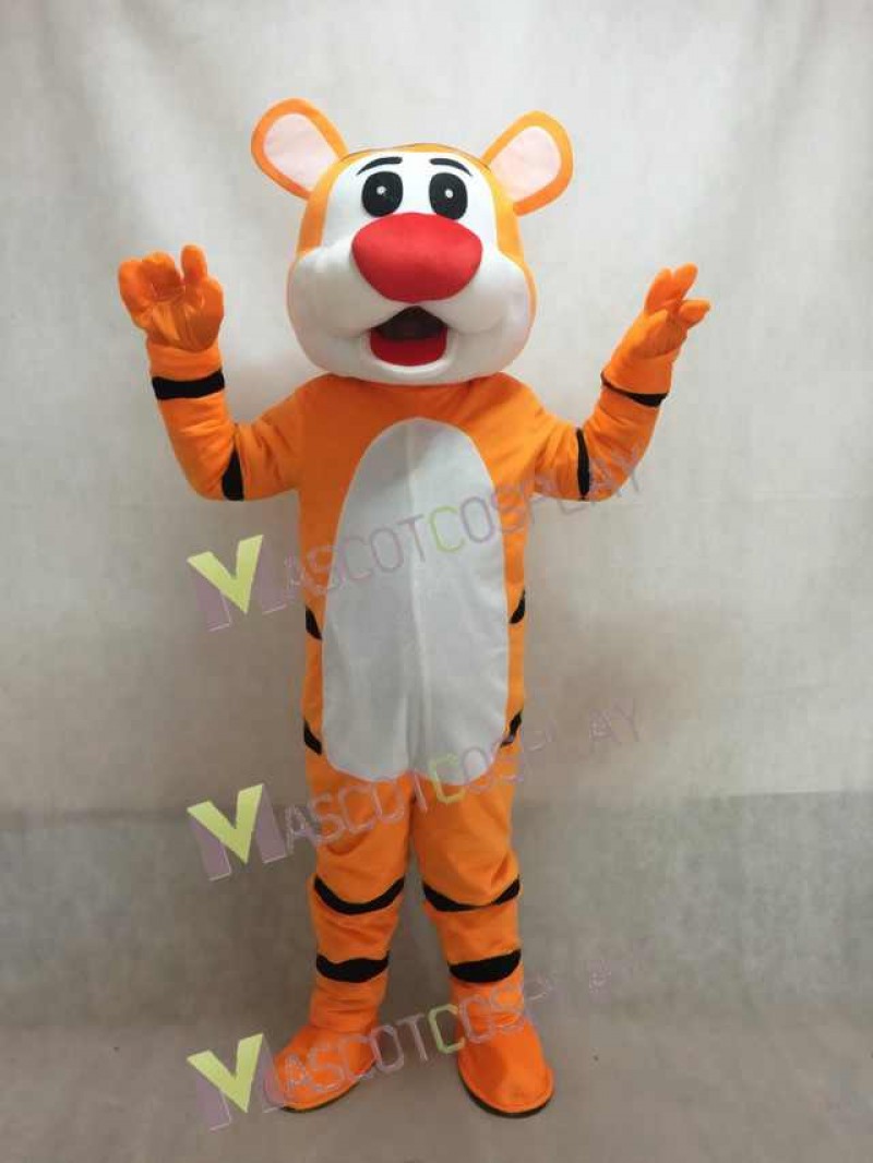 Yellow Tiger Mascot Costume