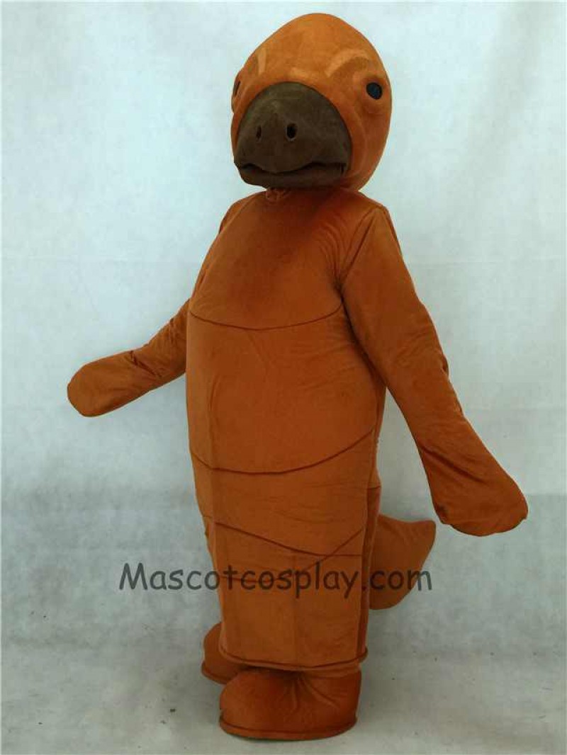 High Quality Adult Brown Manny Manatee Mascot Costume