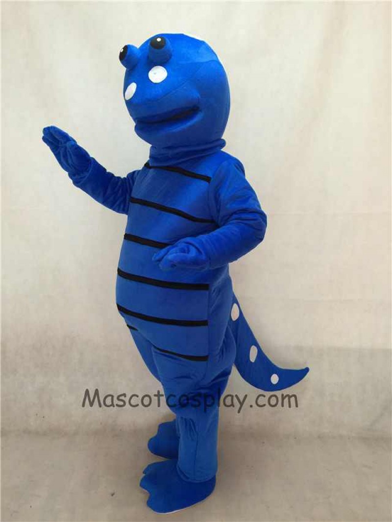 High Quality Adult Blue Billy Salamander Mascot Costume
