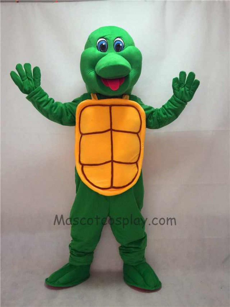 Cute New Green Turtle Mascot Costume