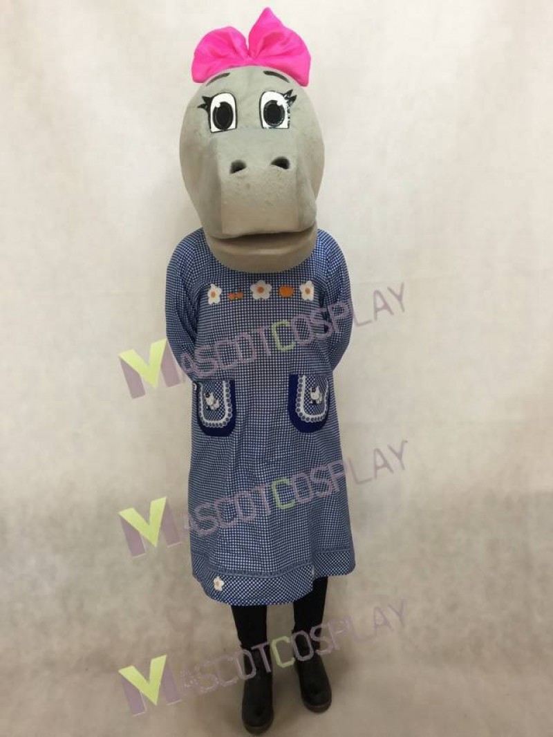 Hilary Hippo Head ONLY Mascot Costume