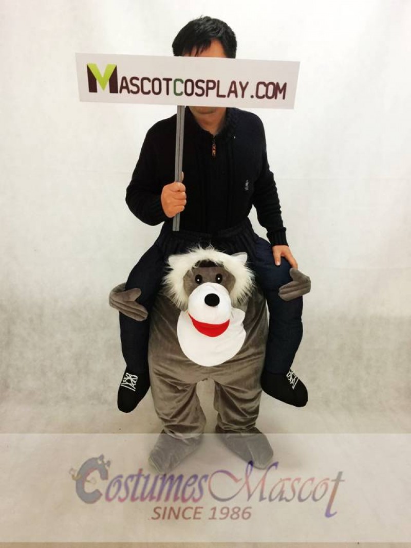 Carry Me Wolf Mascot Costume Halloween Outfit