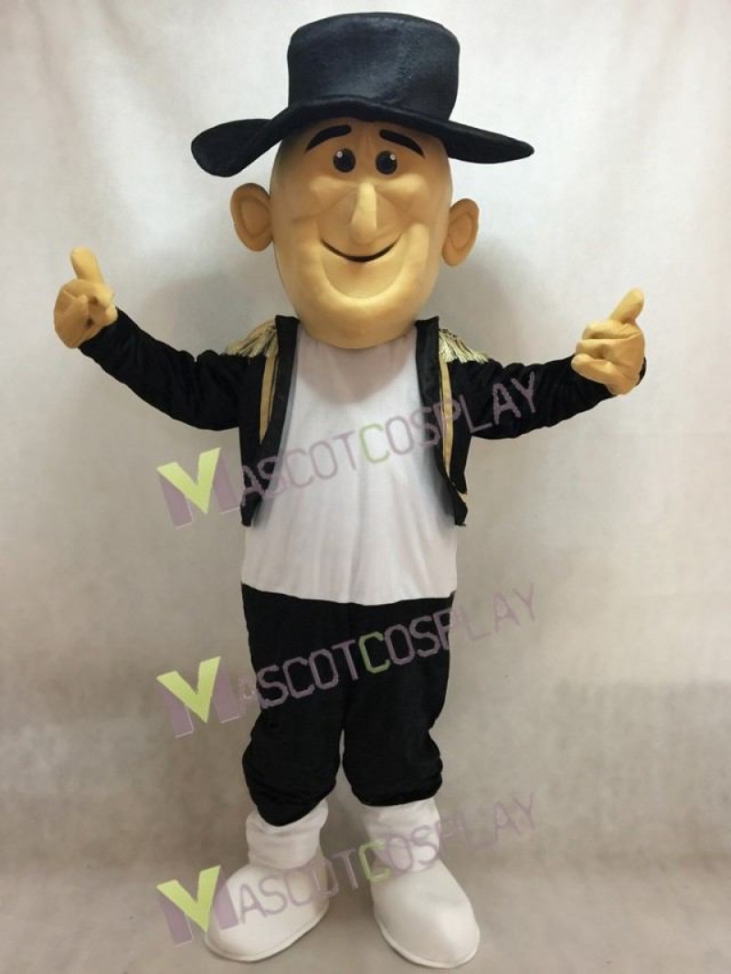 Cute Happy Matt Matador Mascot Costume