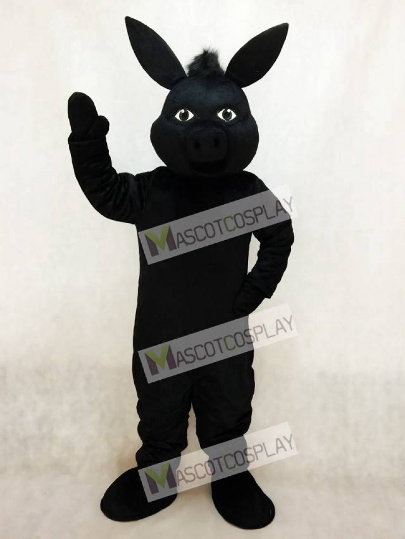 Black Donald Donkey Mascot Costume