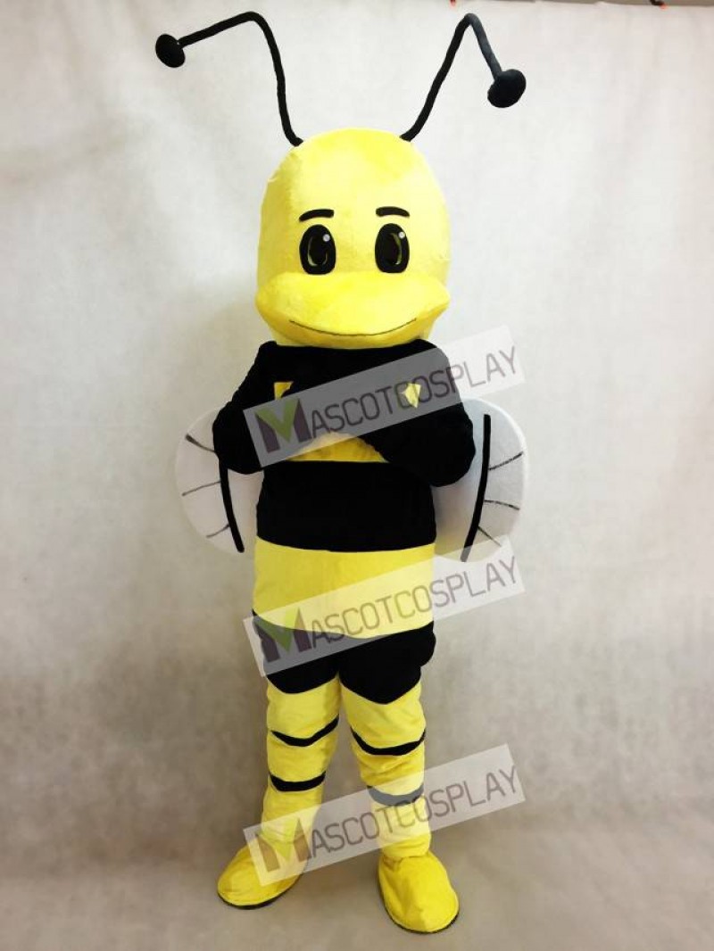 Yellow and Black Bee Mascot Costume Insect