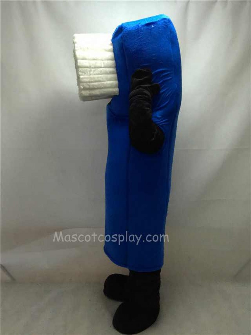 Cute Blue Toothbrush Mascot Costume