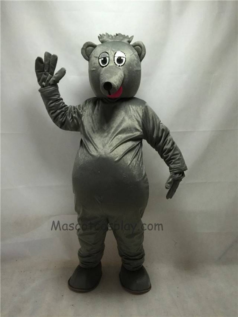 Cute Gray Pete O. Possum Mascot Costume