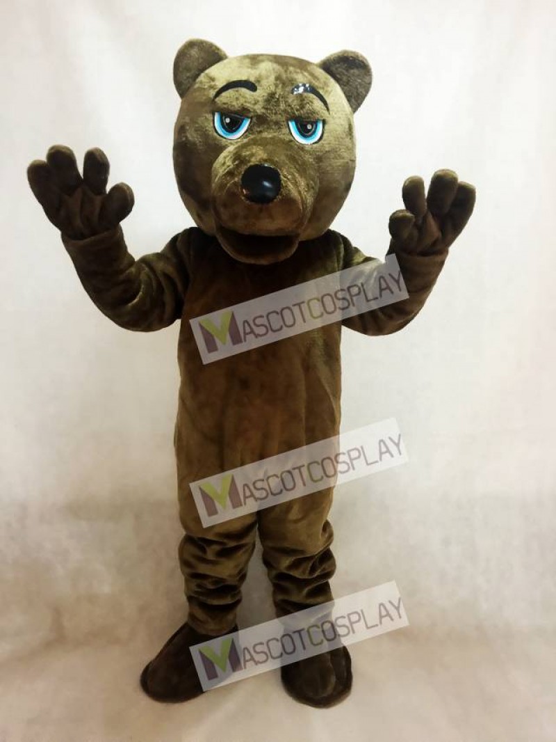 Dark Brown Bear Mascot Costume