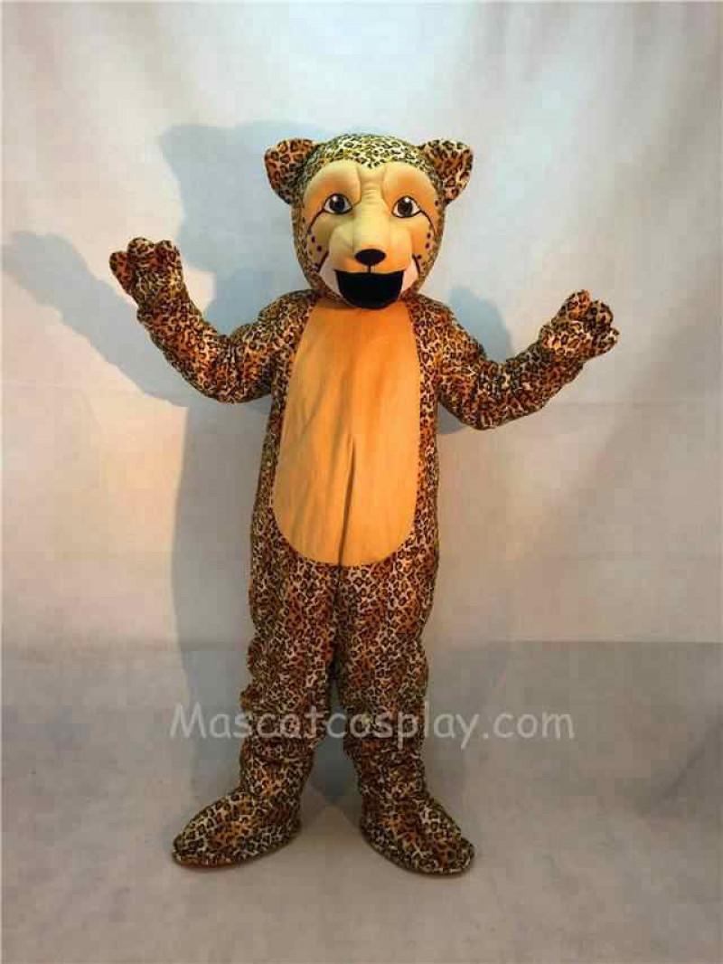 Fierce Cheetah Leopard Mascot Costume