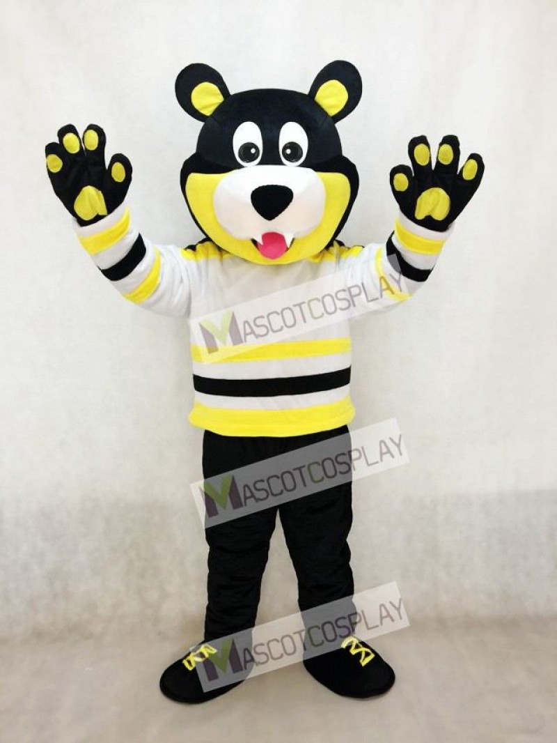 Bear Ice Hockey Mascot Costume