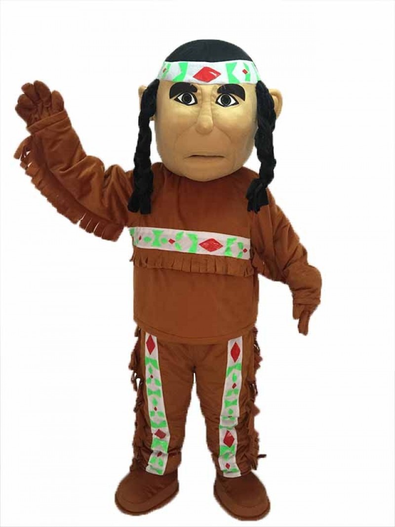Hot Sale Adorable Realistic New Popular Professional Native American Indian Mascot Costume