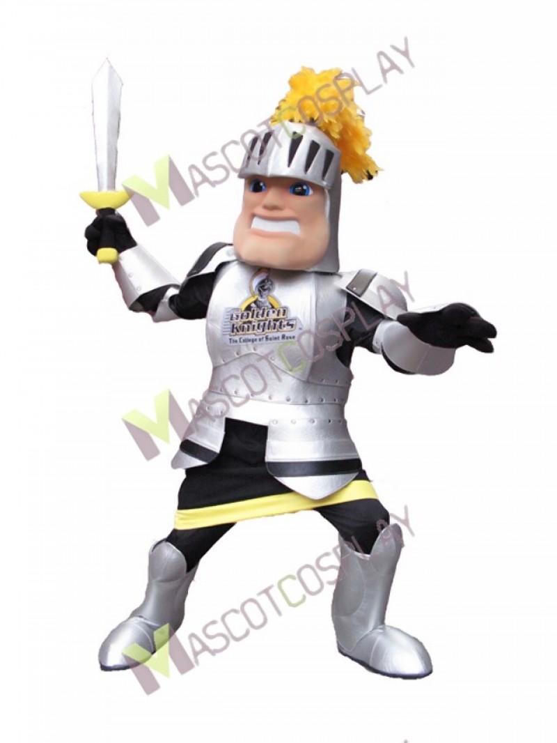 High Quality Adult Knight College of St Rose Mascot Costume