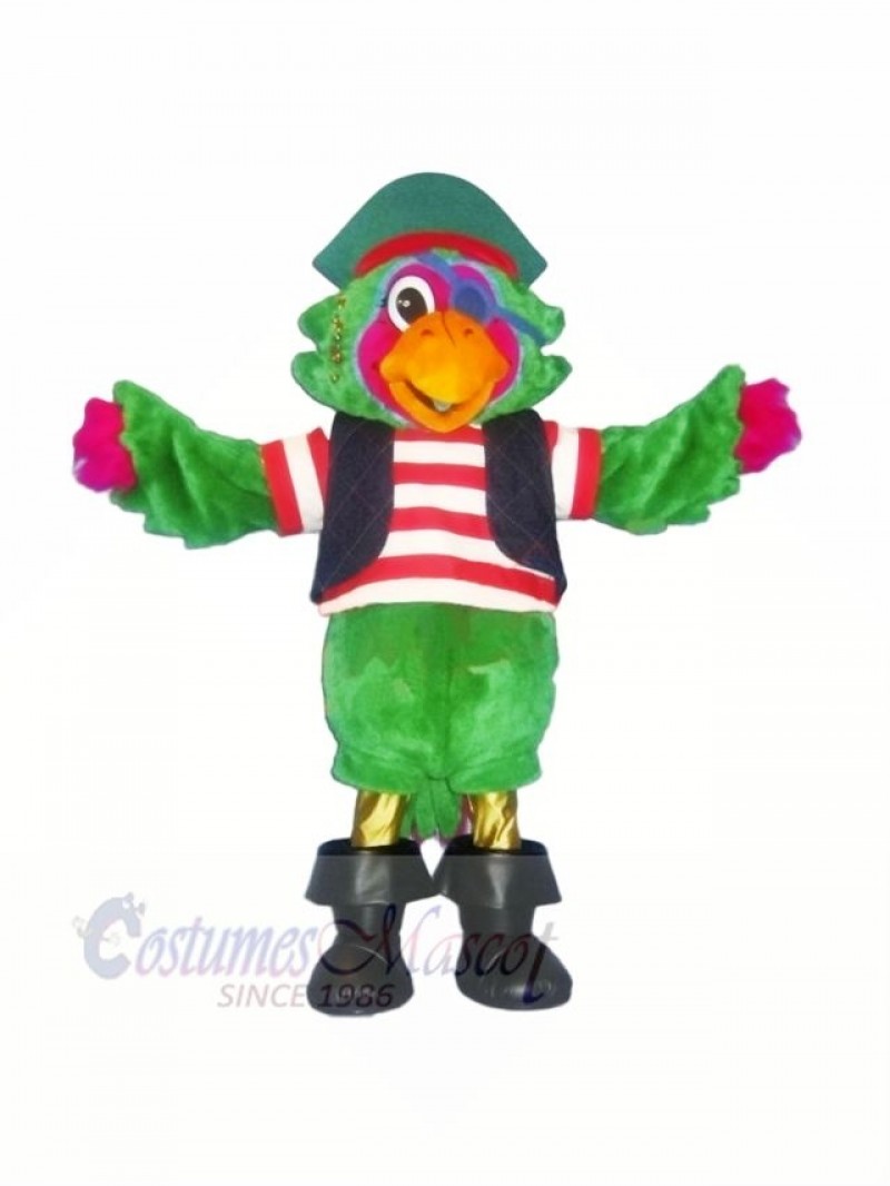 Fashion Green Parrot Mascot Costumes Cartoon