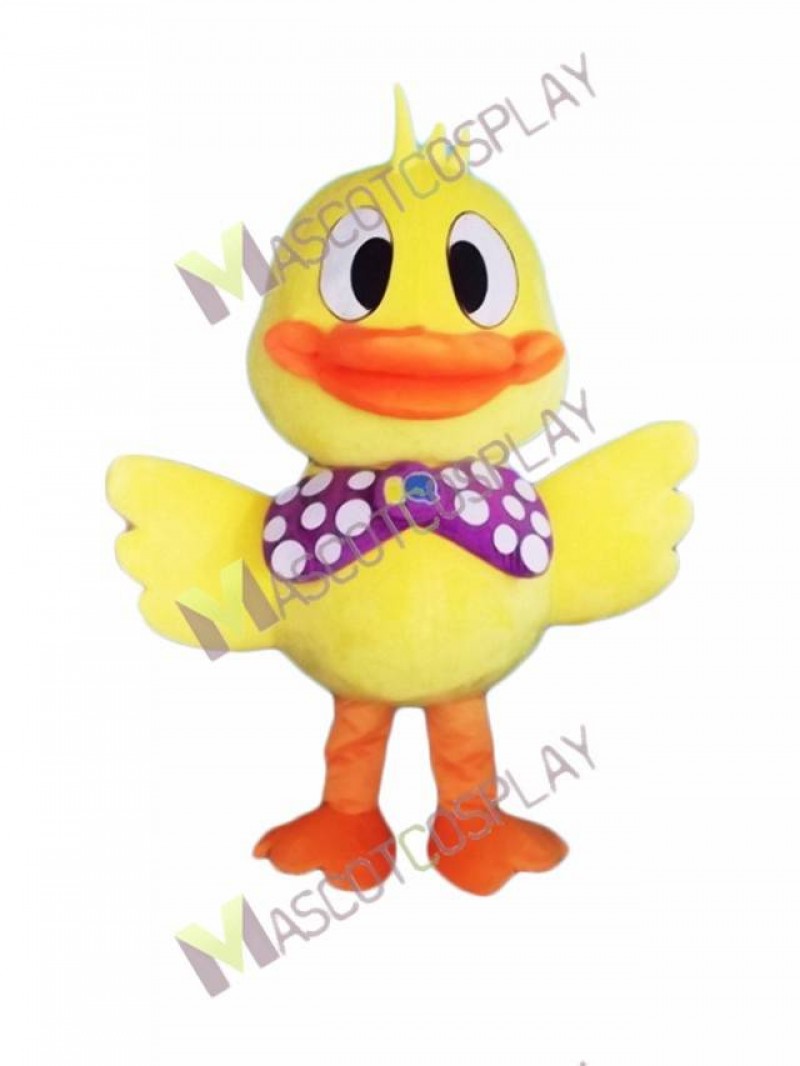 High Quality Adult Little Yellow Duck Mascot Costume