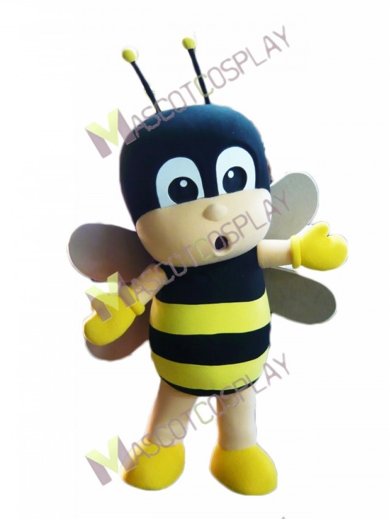 High Quality Adult Little Yellow and Black Bee Mascot Costume