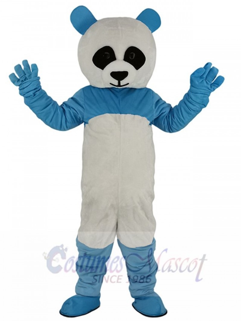 Blue Panda Mascot Costumes Animal