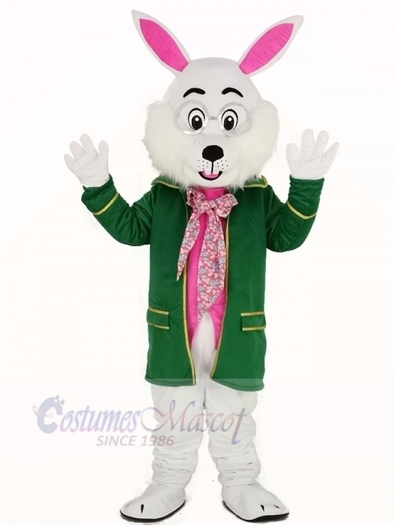 Wendell Green Rabbit Easter Bunny Mascot Costume Adult