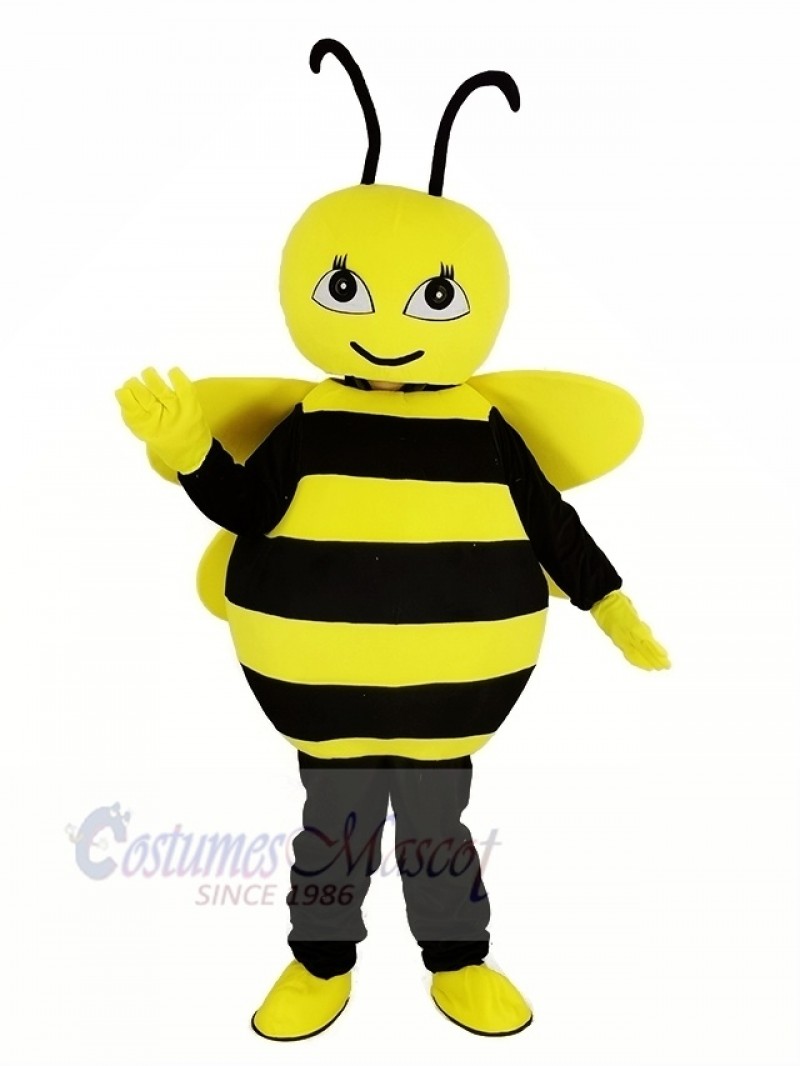 Yellow Little Bee Mascot Costume Animal